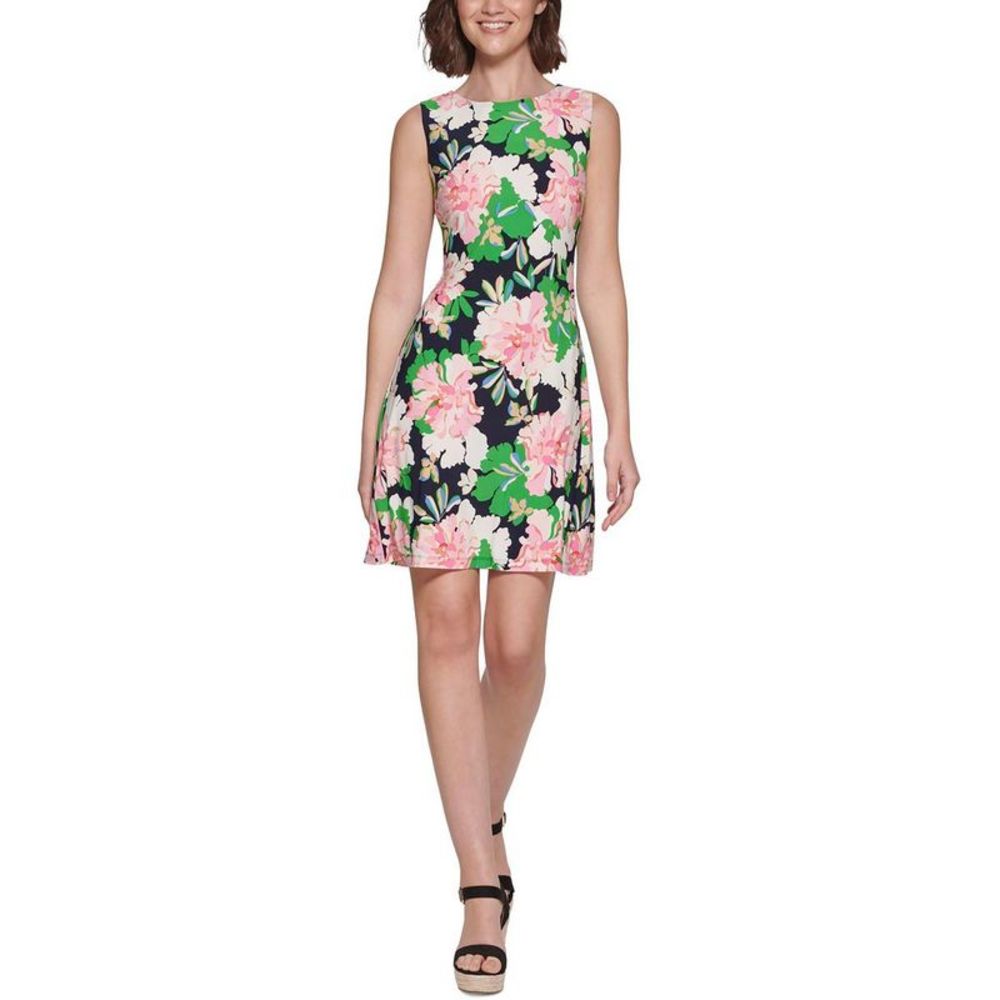 Tommy Hilfiger Floral Dress - Pink and Green